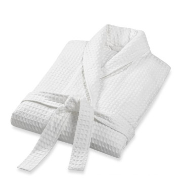 wholesale polyester cotton XL size waffle bathrobe for hotels